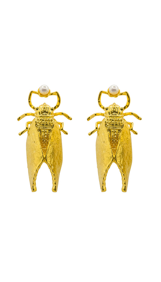 THE GOLDEN GRASSHOPPER - WHITE PEARL
